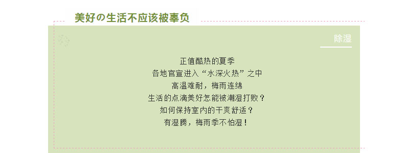 如何避免生活的樂趣被潮濕影響？