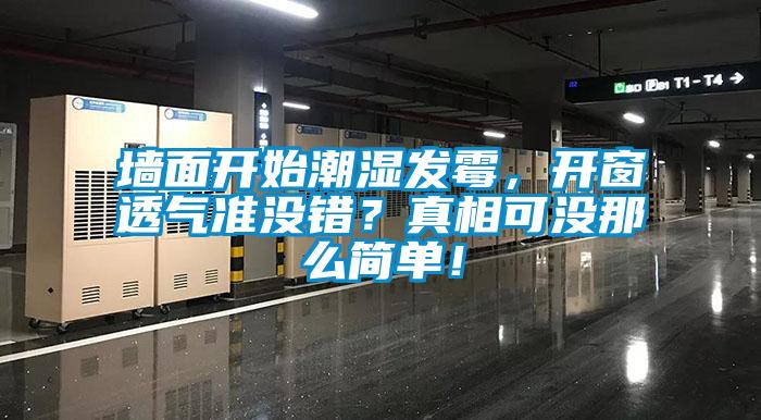 墻面開始潮濕發(fā)霉，開窗透氣準沒錯？真相可沒那么簡單！