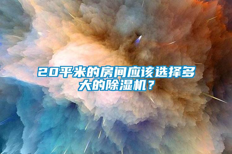 20平米的房間應(yīng)該選擇多大的除濕機(jī)？