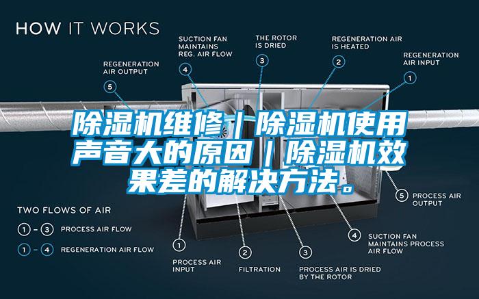 除濕機(jī)維修｜除濕機(jī)使用聲音大的原因｜除濕機(jī)效果差的解決方法。