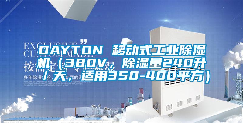 DAYTON 移動(dòng)式工業(yè)除濕機(jī)（380V，除濕量240升／天，適用350-400平方）