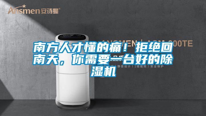 南方人才懂的痛！拒絕回南天，你需要一臺好的除濕機