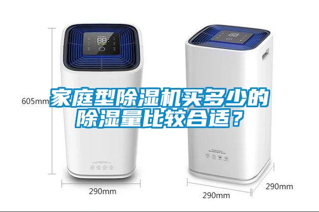 家庭型除濕機買多少的除濕量比較合適？