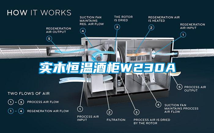 實(shí)木恒溫酒柜W230A