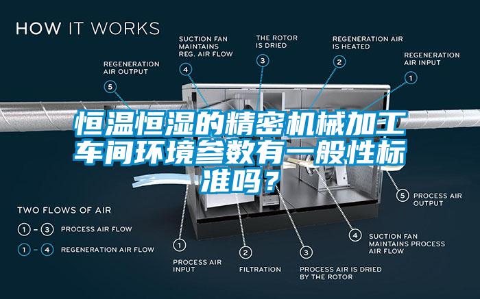 恒溫恒濕的精密機(jī)械加工車間環(huán)境參數(shù)有一般性標(biāo)準(zhǔn)嗎？