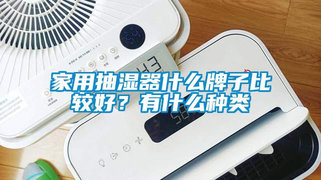 家用抽濕器什么牌子比較好？有什么種類