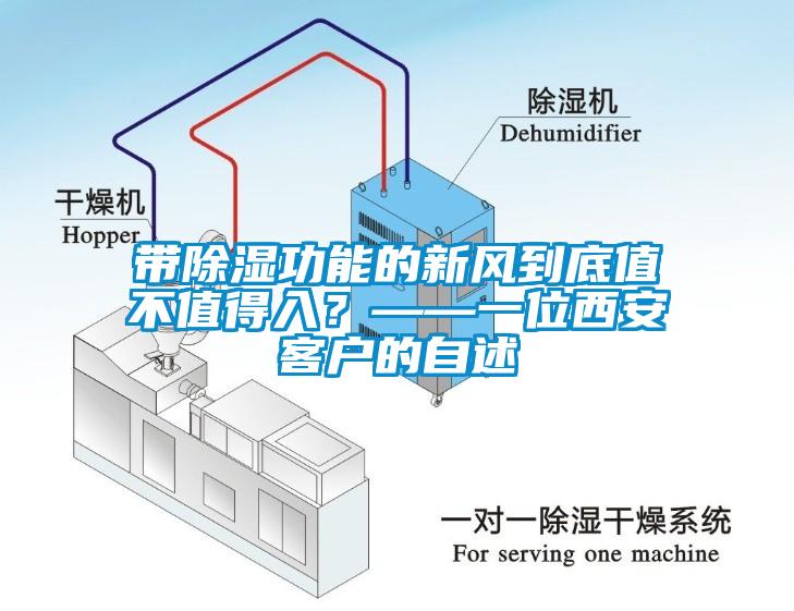 帶除濕功能的新風(fēng)到底值不值得入？——一位西安客戶的自述