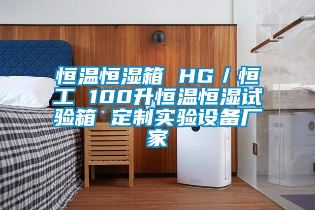 恒溫恒濕箱 HG／恒工 100升恒溫恒濕試驗箱 定制實驗設(shè)備廠家