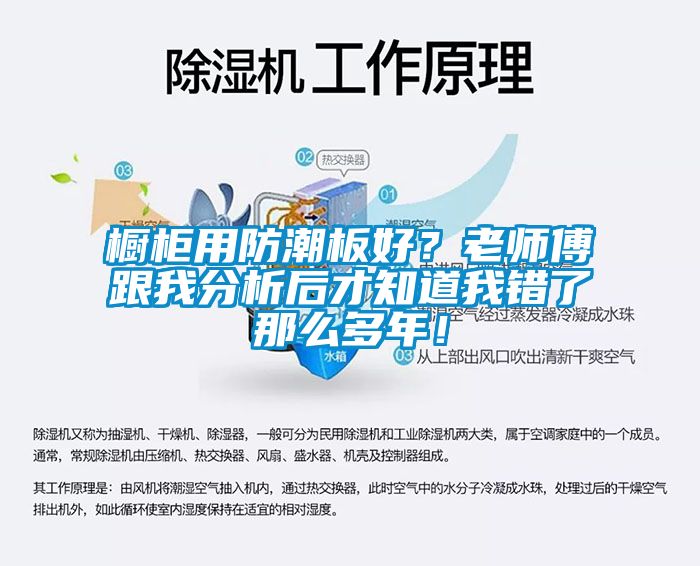 櫥柜用防潮板好？老師傅跟我分析后才知道我錯(cuò)了那么多年！