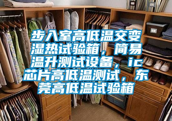 步入室高低溫交變濕熱試驗箱，簡易溫升測試設備，ic芯片高低溫測試，東莞高低溫試驗箱