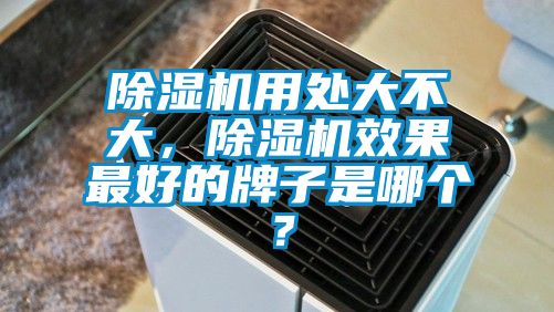 除濕機用處大不大，除濕機效果最好的牌子是哪個？