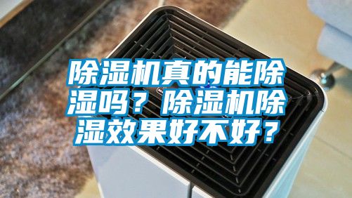 除濕機真的能除濕嗎？除濕機除濕效果好不好？