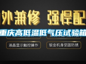 常見問題重慶高低溫低氣壓試驗箱