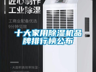 知識百科十大家用除濕機品牌排行榜公布