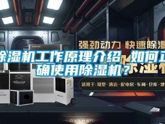 行業(yè)新聞除濕機工作原理介紹 如何正確使用除濕機？