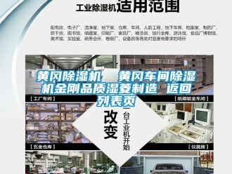 企業(yè)新聞黃岡除濕機(jī)  黃岡車間除濕機(jī)金剛品質(zhì)濕菱制造 返回列表頁